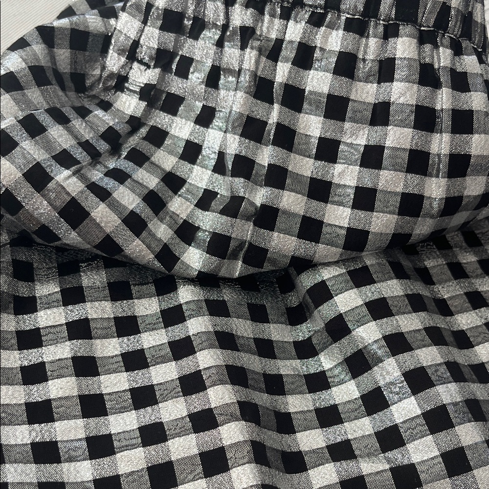 J. Crew Black and White Gingham Mini Skirt - Picture 4 of 4